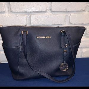 Michael Kors Navy Blue Purse!